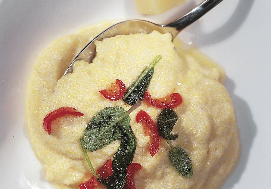 Polenta à la sauge