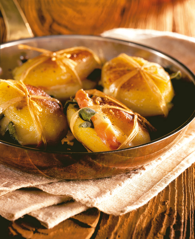 Paupiette de Pommes de Terre au bacon et à l'Emmentaler AOP suisse