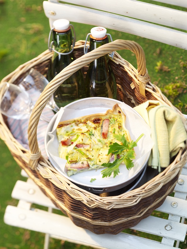 Quiche au Gruyère AOP, fenouil et céleri-branche