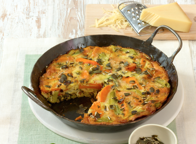 Tortilla Courge et Gruyère AOP