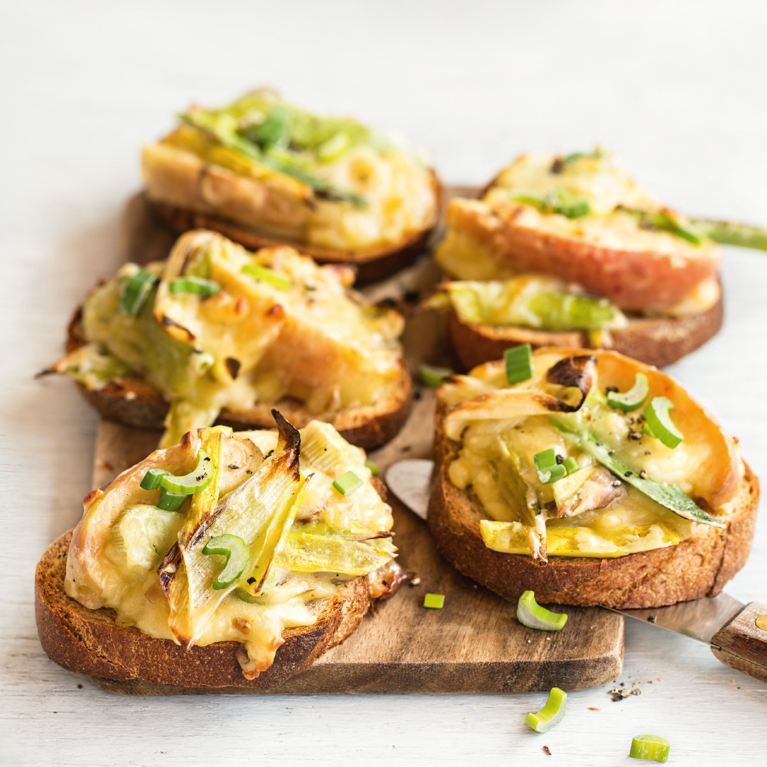 Tartines au Tilsit à la thurgovienne