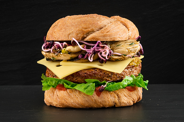 Hamburger « Plaisir divin » avec de l’Appenzeller®