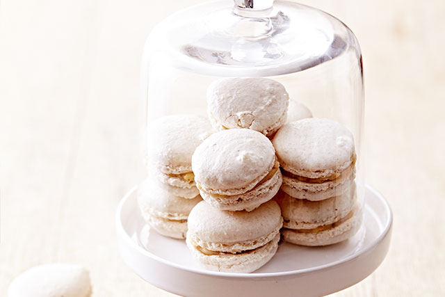 Macarons aux figues et au Gruyère AOP