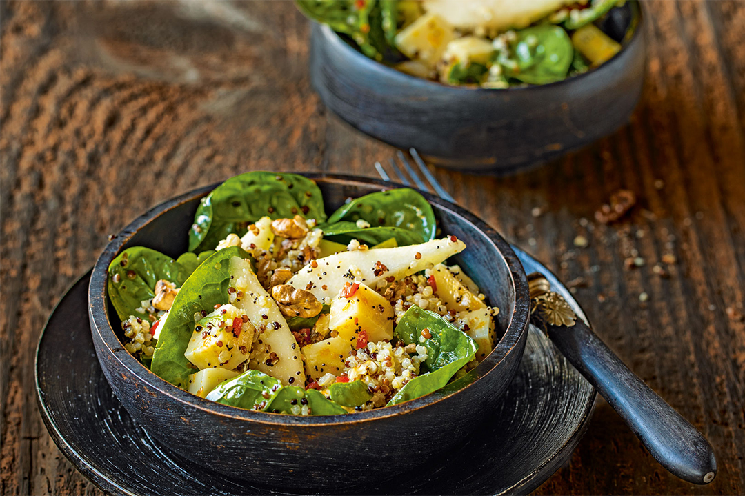 Salade quinoa et Tilsit